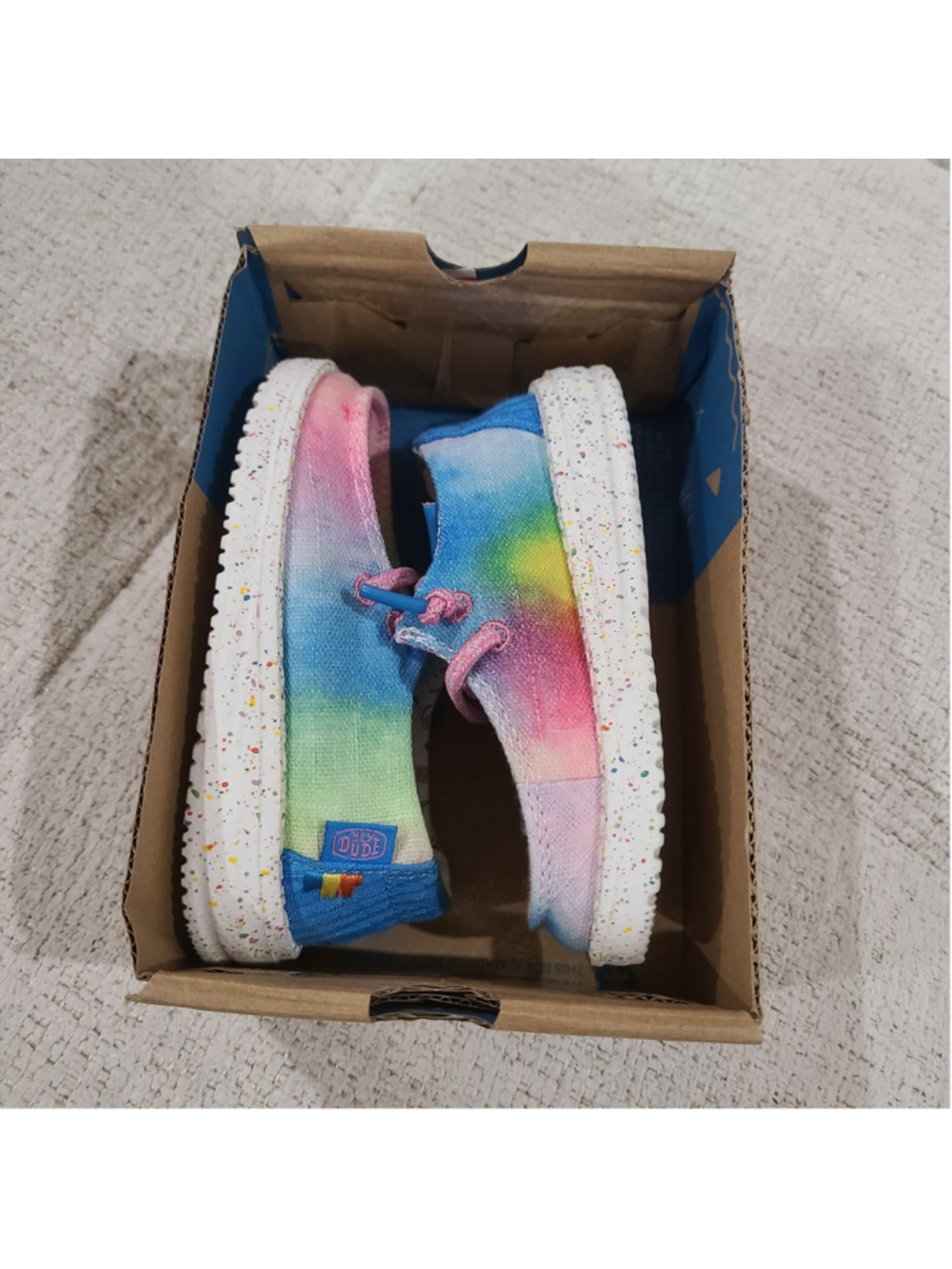 NEW Hey Dude Girls Toddler K7 Wendy Dreamer Magic Casual Shoes Multicolor